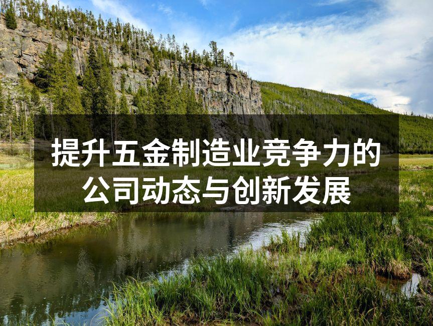 提升五金制造业竞争力的公司动态与创新发展